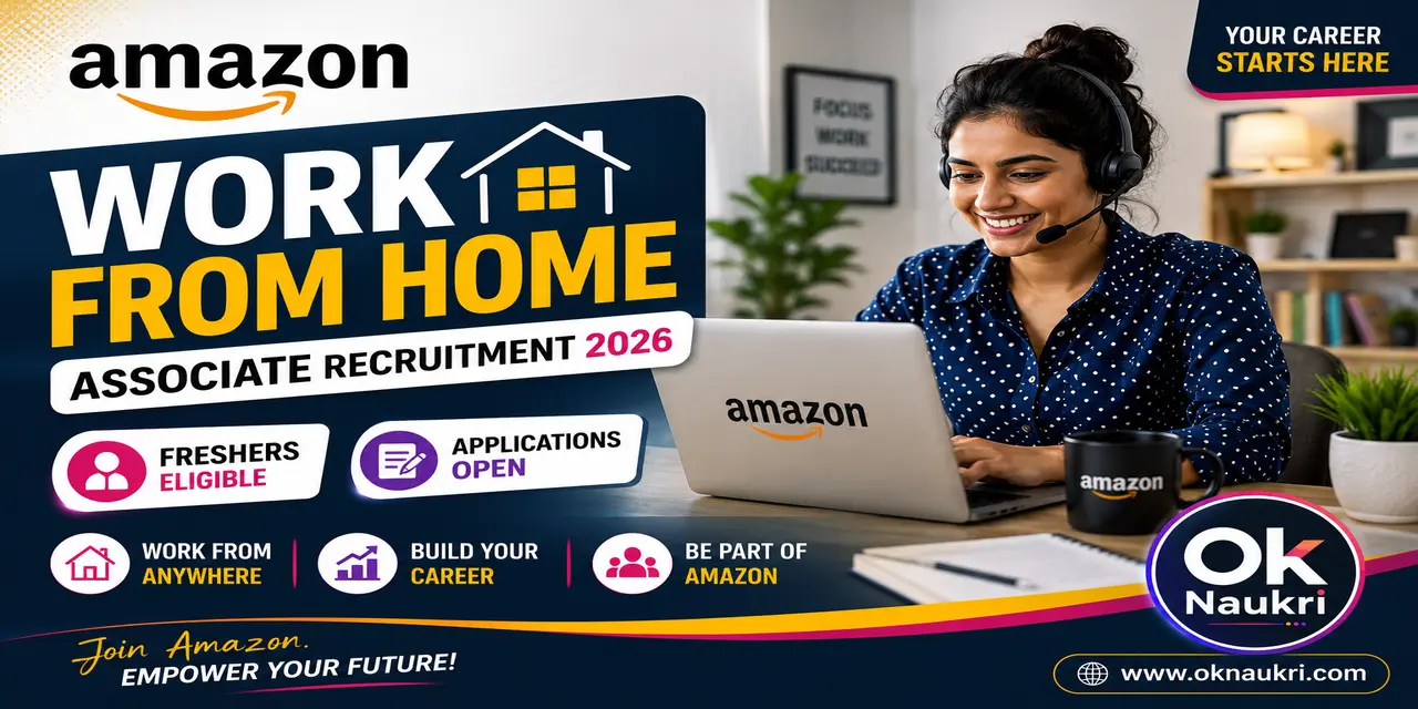 Amazon Associate Work From Home Recruitment 2026 for Freshers