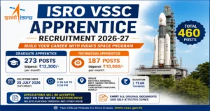Naukri, Sarkari Job, ISRO Recruitment, Sarkari Result, ISRO Apprentice Recruitment 2026, VSSC Apprentice Recruitment 2026
