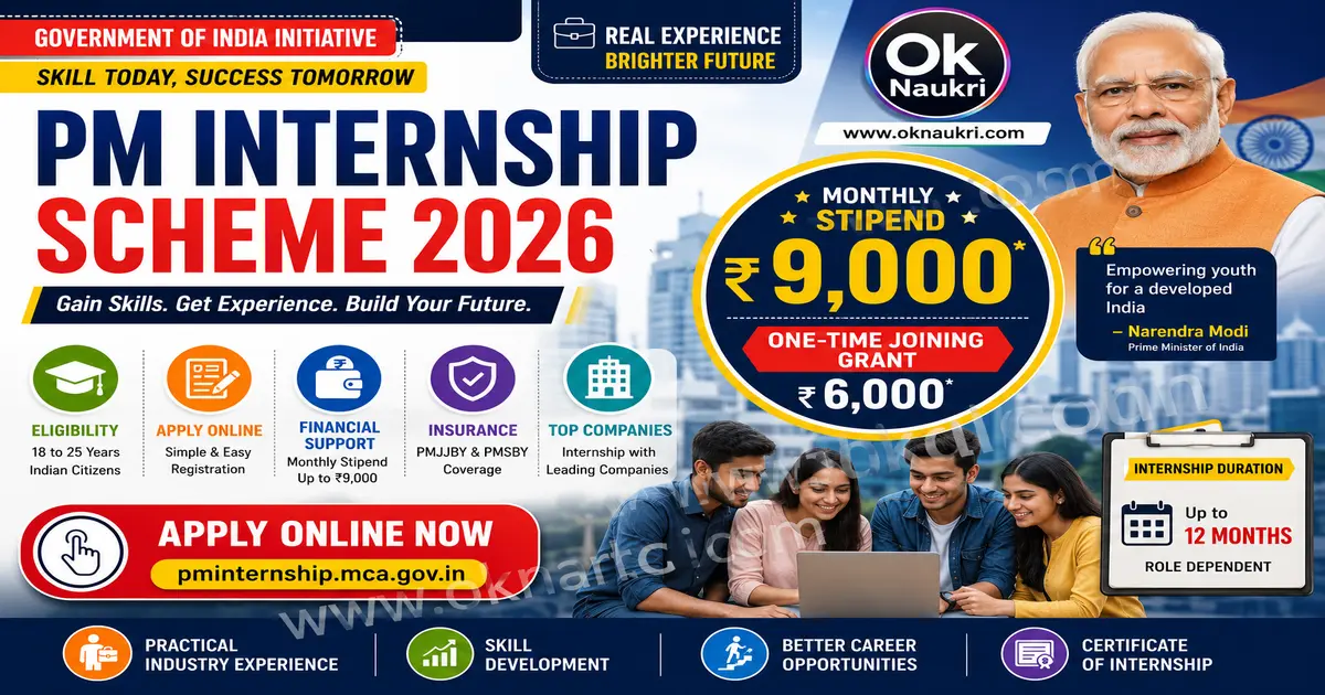 PM Internship Scheme 2026 Apply Online, Eligibility, Stipend & Benefits